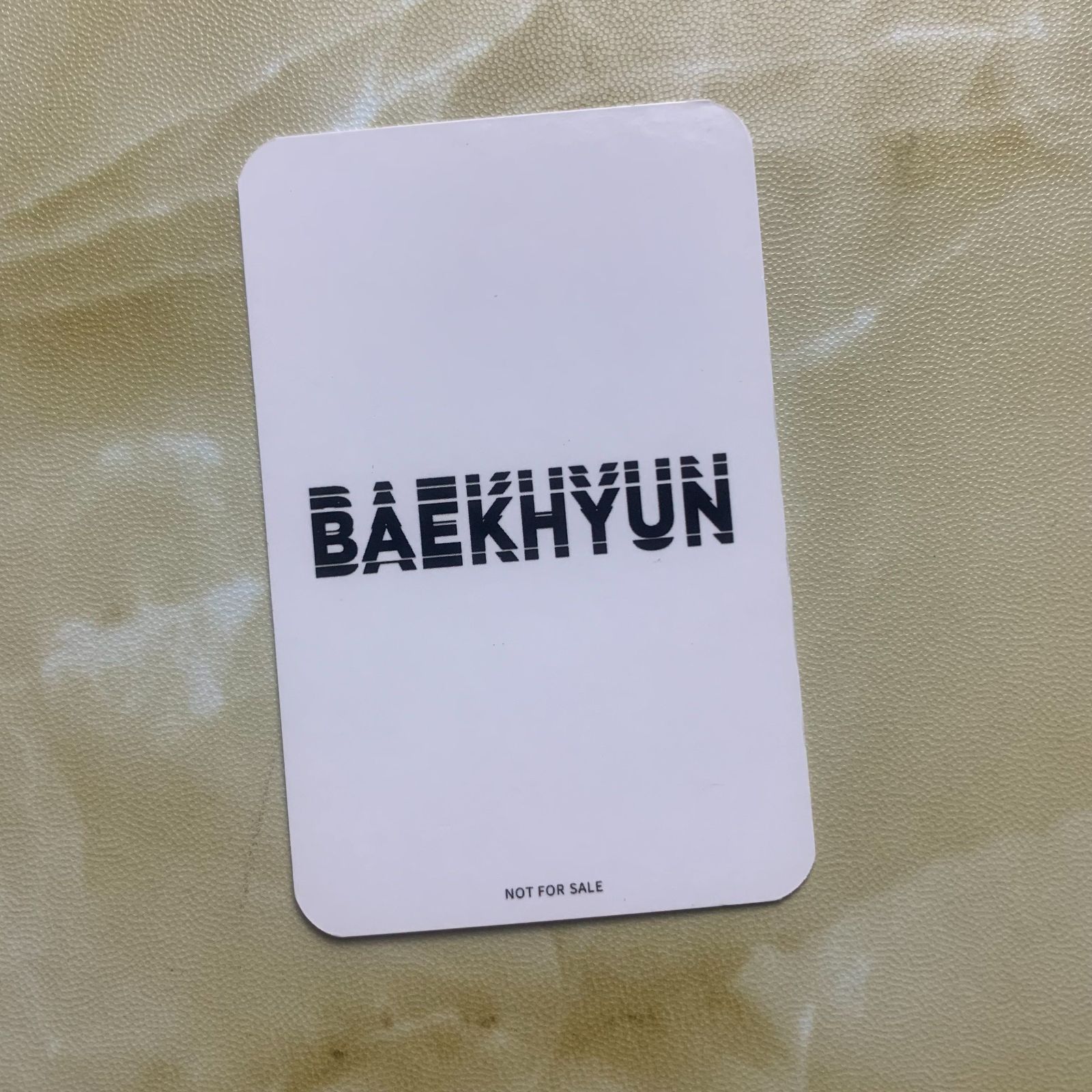 EXO シリアル ベッキョン BAEKHYUN 当選 シリアル トレカ④