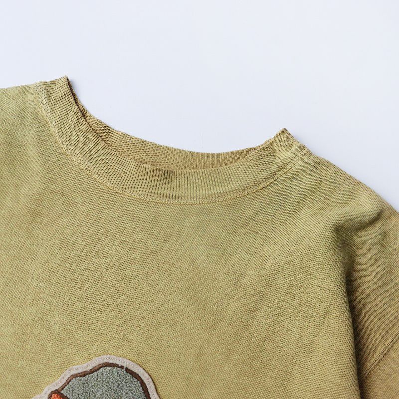 45R 裏毛の908ブルワッペンクルースウェット