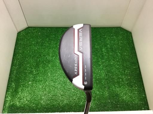 オデッセイ VERSA 9 ブラック 34インチ パター PT スチール フレックスその他 メンズ 男性用 右利き 右用 Cランク ゴルフクラブ