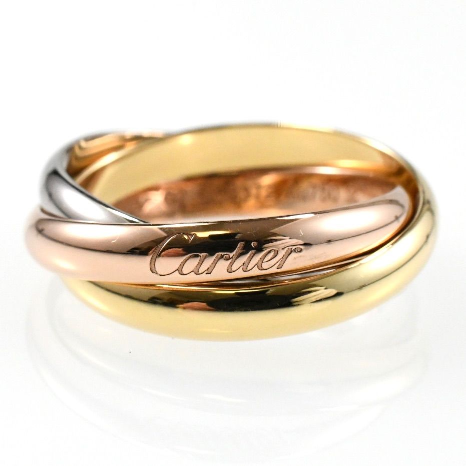 3連Cartierリング 20号【CARTIER/カルティエ】 トリニティ 3連 OR AMOUR ET