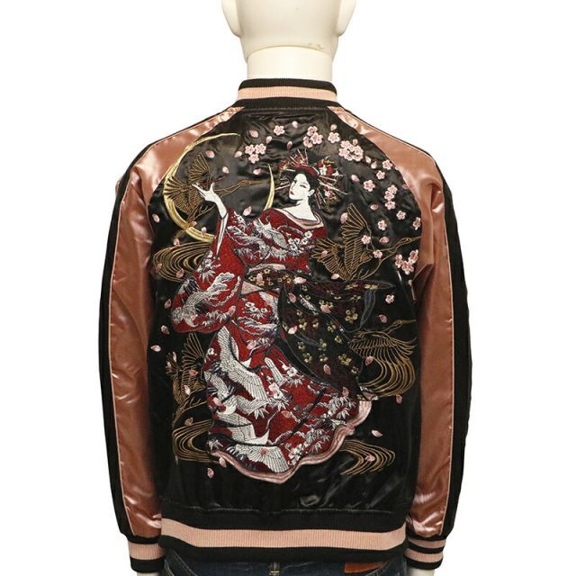 中華風　スカジャン Amazon | [Ksila] スカジャン メンズ ゆったり ジャケット 和柄