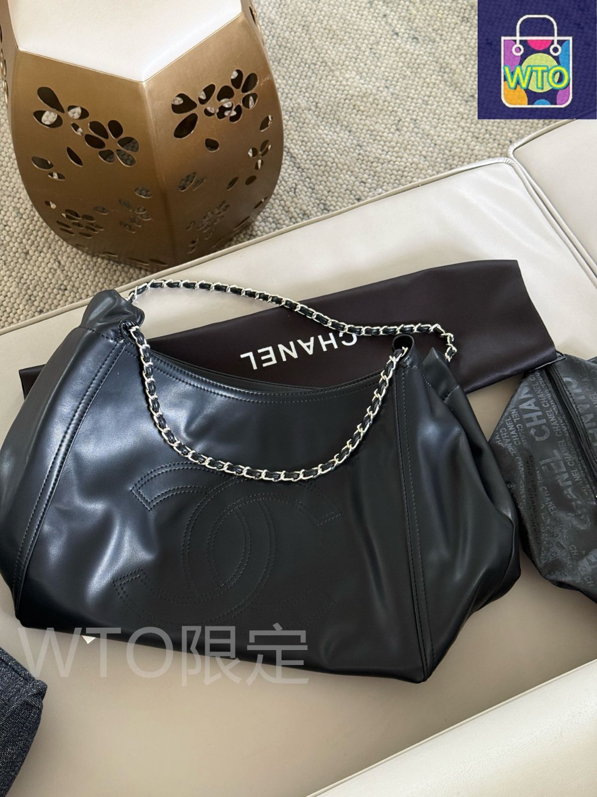 今日特価】Chanel シャネル ヴィンテージショッピングバッグ