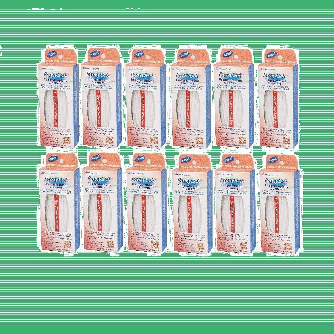 ブリッジ-インプラントクリーナー 30本入×12個 プロキシソフト