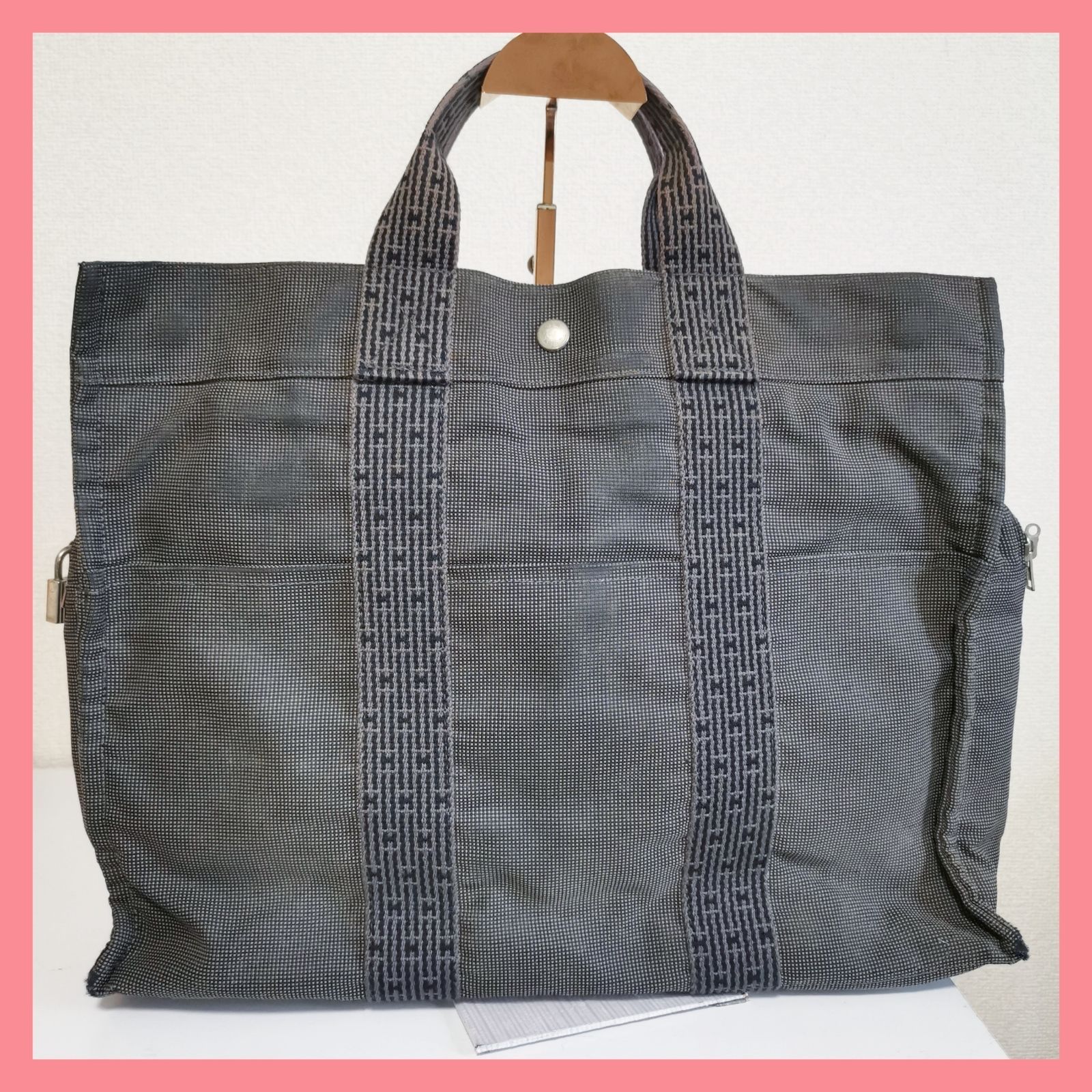 正規品】エルメスHERMES エールトートバッグ カデナあり - メルカリ