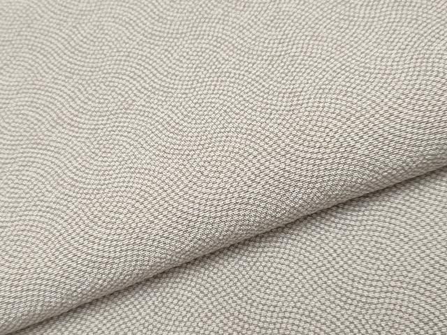 平和屋本店□極上 男性 長羽織 江戸小紋 分銅 生壁色地 逸品