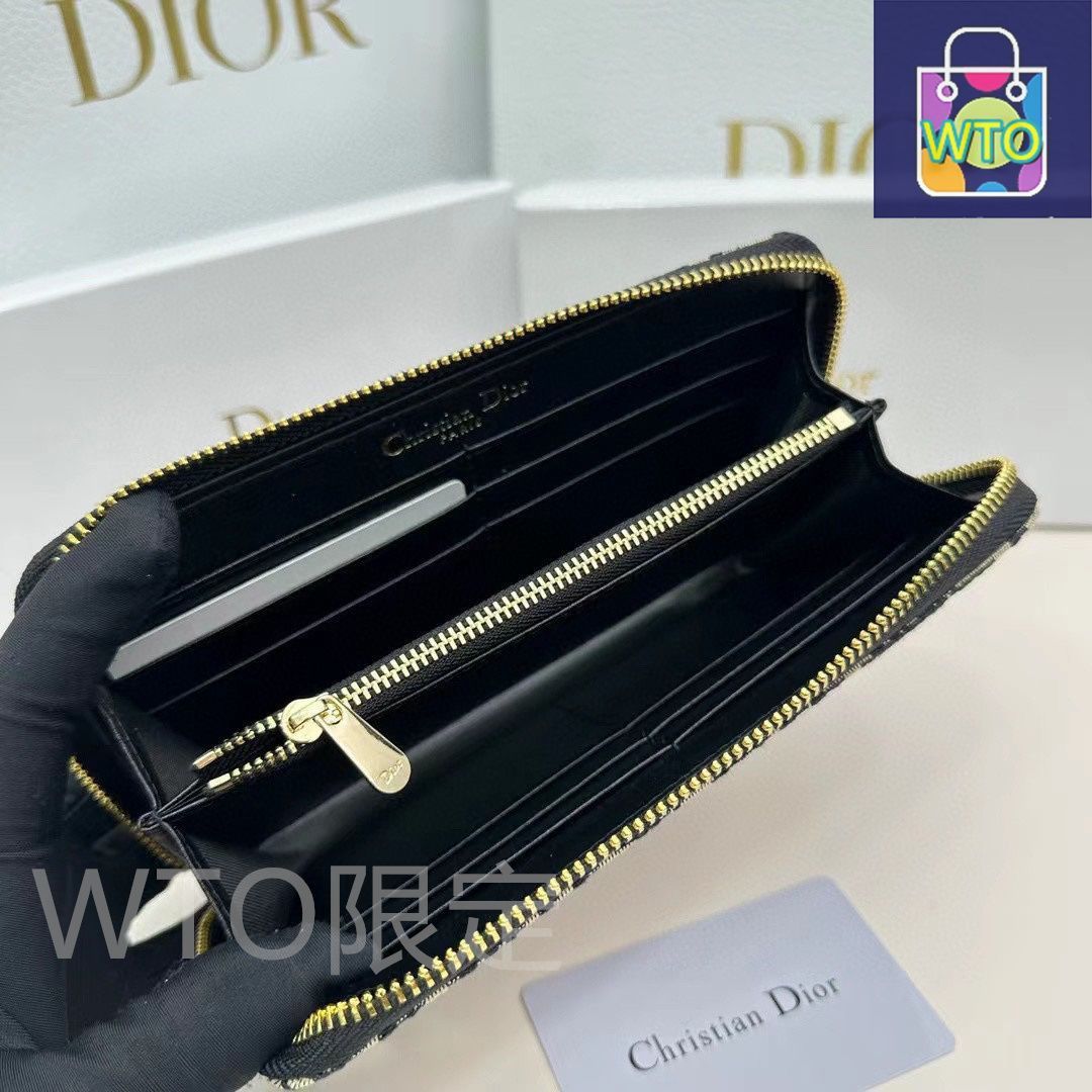 Dior 財布 DIOR | Dior Jolie Hibiscus ウォレット カナージュ ラムスキン