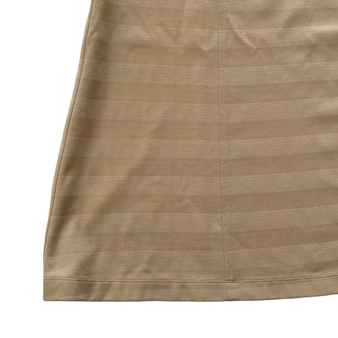 miss ashida ミスアシダ ワンピース ストレッチ素材ボーダー  