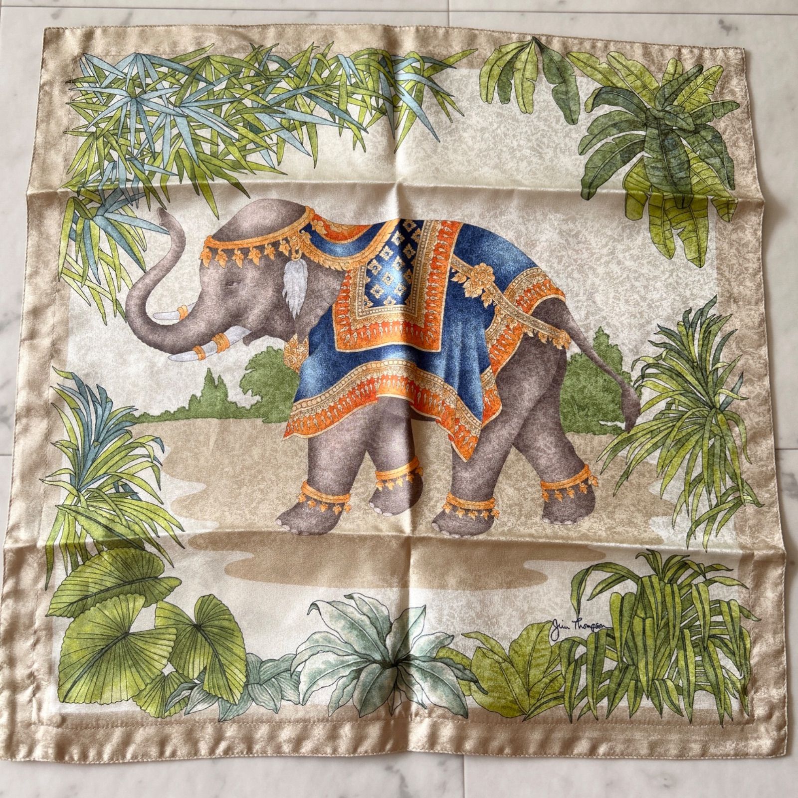 未使用☆JIM  THOMPSON  ジムトンプソン クッションカバー セット JIM THOMPSON ジムトンプソン タイシルク クッションカバー