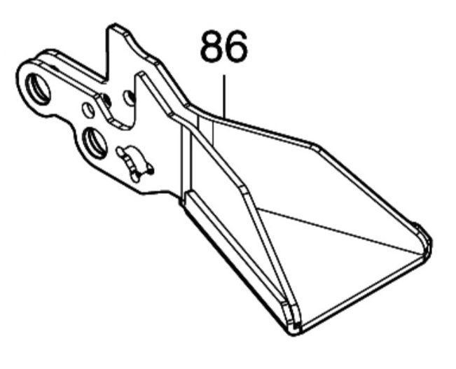 マキタ makita 40Vmax 充電式 鉄筋 結束機 TR001G用 カールガイドＣ 347D34-9 部品 修理 パーツ 建築 建設 型枠 鉄筋 土木 てっきん 結束