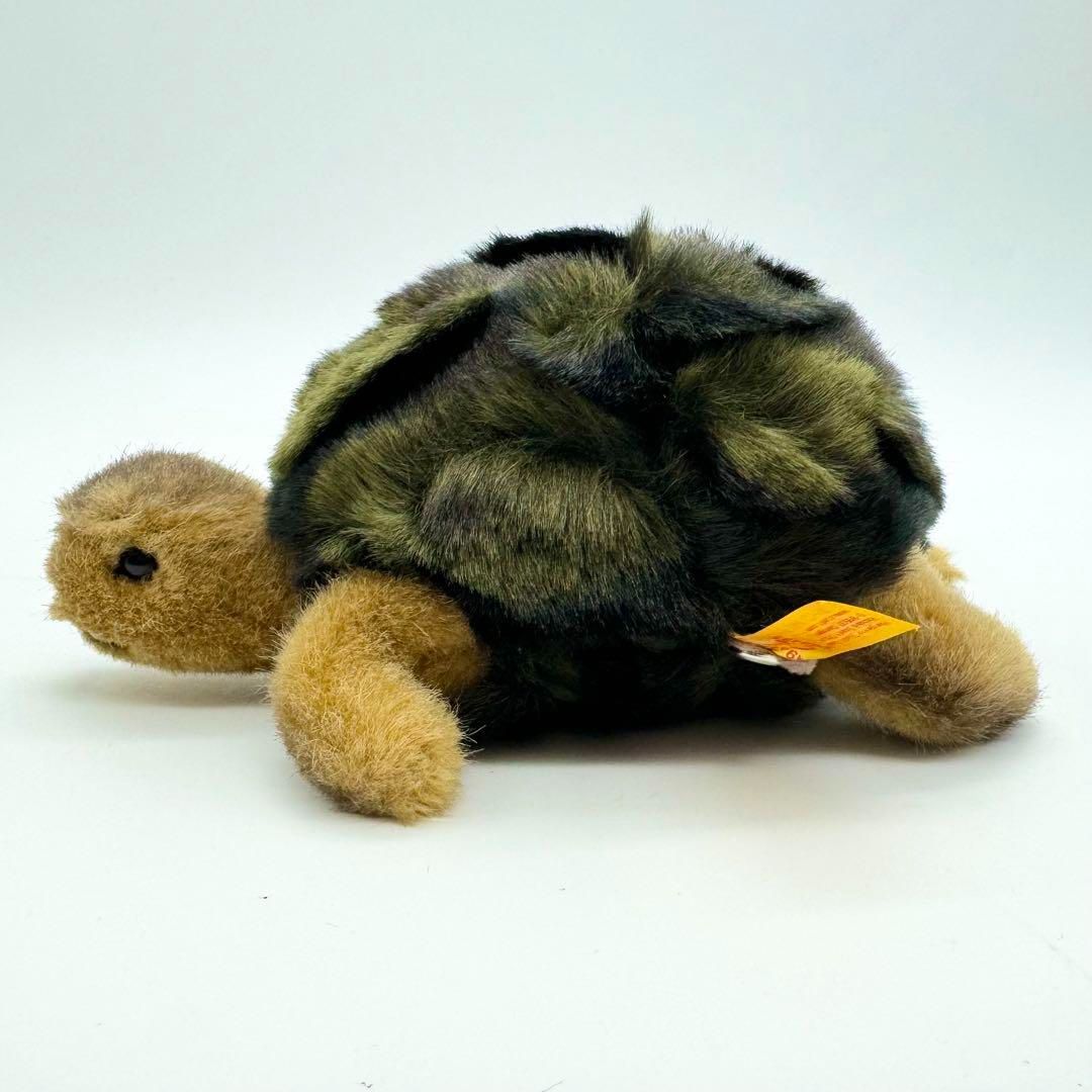 Steiff - シュタイフ 068485 スロー タートル 亀 ぬいぐるみ インテリア グリーン Steiff シュタイフ 068485 スロー タートル 亀 ぬいぐるみ