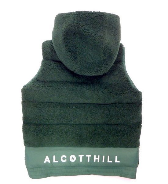 ALCOTT HILL アルコットヒル ダウンベスト メンズ ボア ゴルフ Alcott hill(アルコット ヒル) ジップアップ ボア ダウンベス