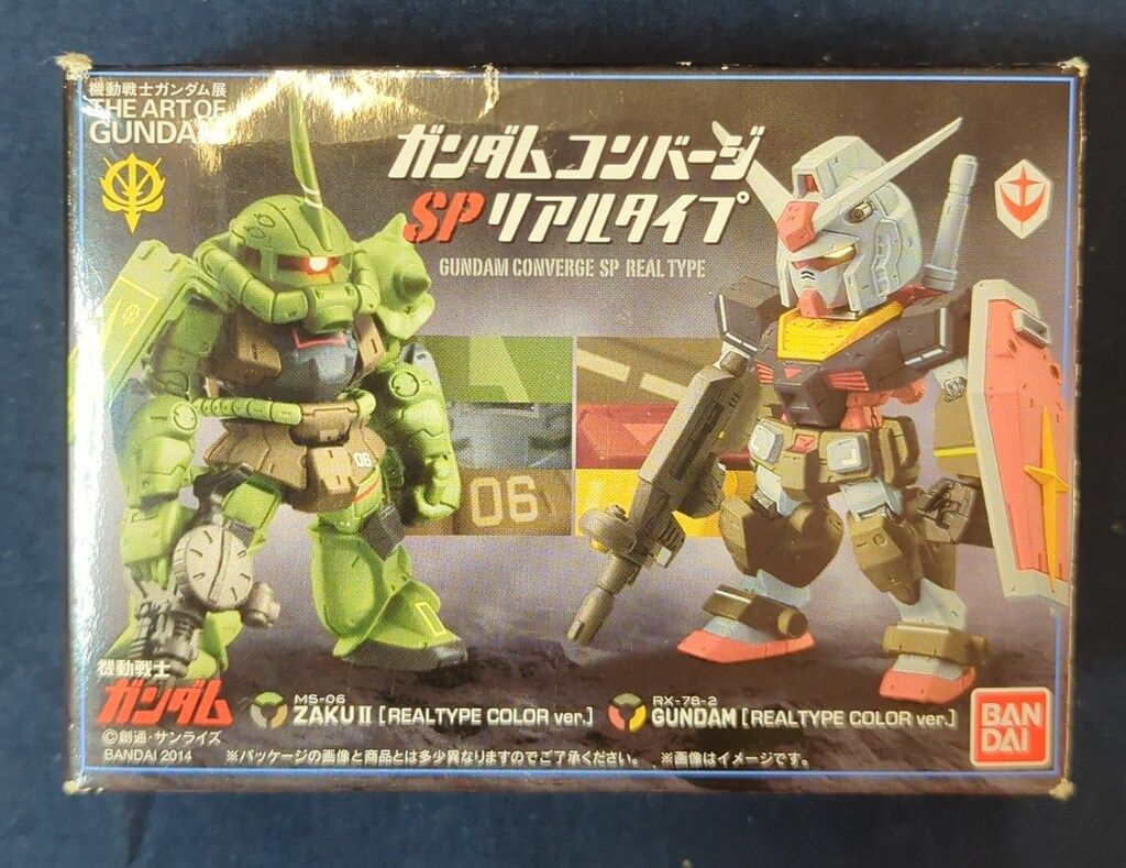 BANDAI FW GUNDAM CONVERGE 機動戦士ガンダム ZAKU II & GUNDAM