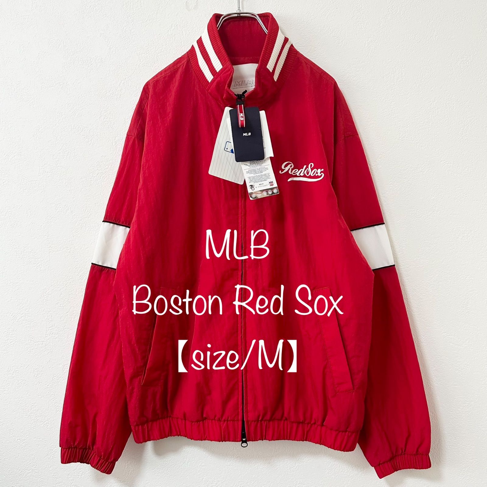 ボア ハーフジップ フリース Lサイズ レッドソックス REDSOX