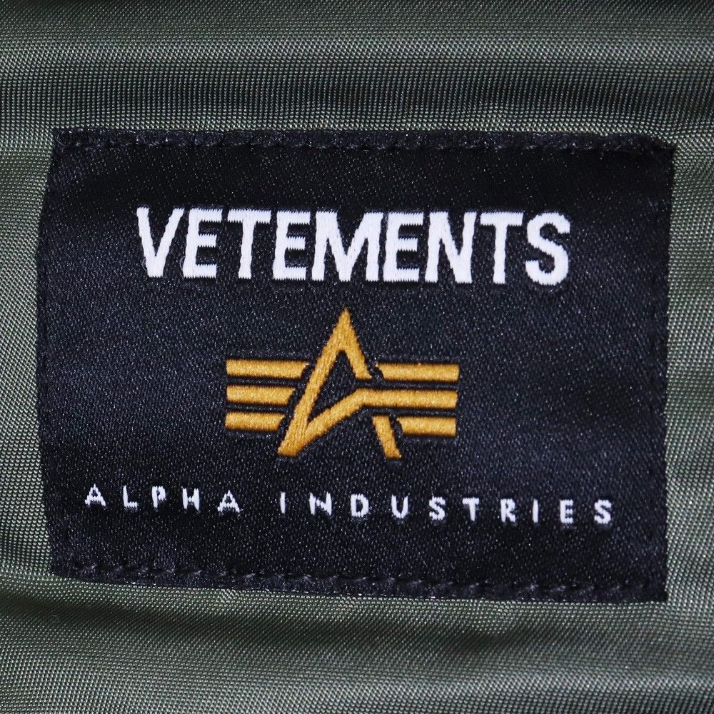 VETEMENTS × ALPHA リバーシブルボンバージャケット Sサイズ