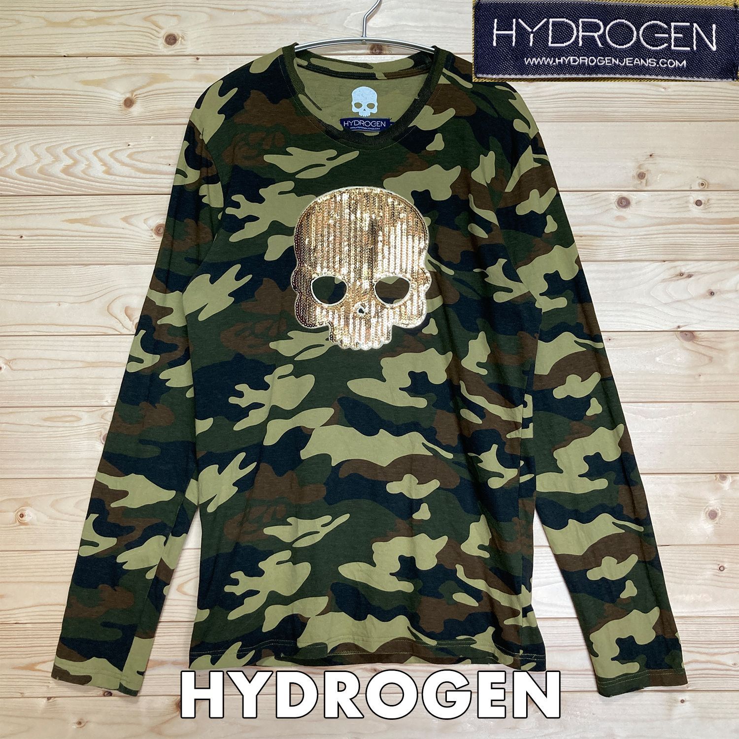 HYDROGEN』ハイドロゲン (XXXL) 迷彩ステンカラーコート - ジャケット