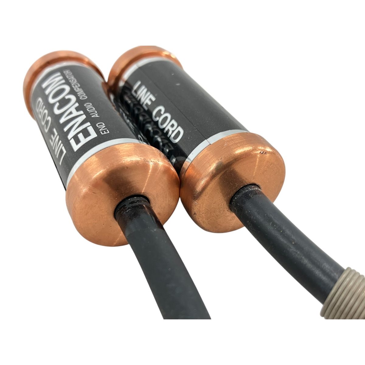 ENACOM LINE CORD RCAケーブル ペア ノイズフィルター 音響機材
