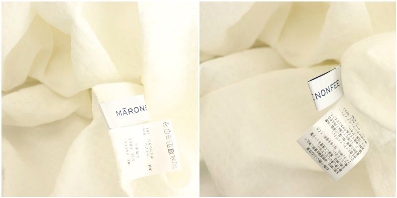 マーロンエノンフィ　ホワイトトップス Tops | MARONENONFEE マーロンエノンフィ 公式通販