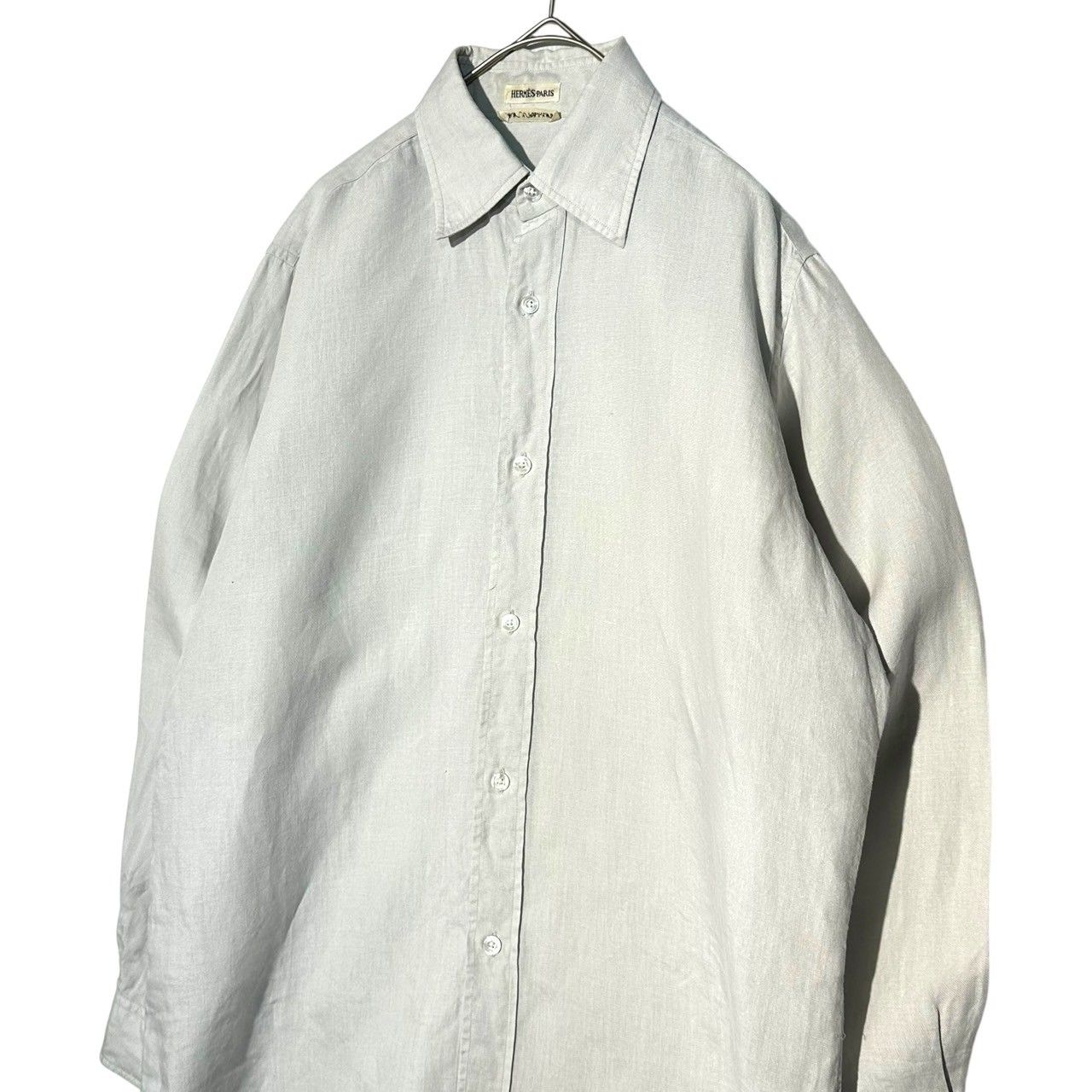 HERMES エルメス　マルジェラ期　リネンシャツ HERMES(エルメス) By Margiela Basic L/S Linen Shirt