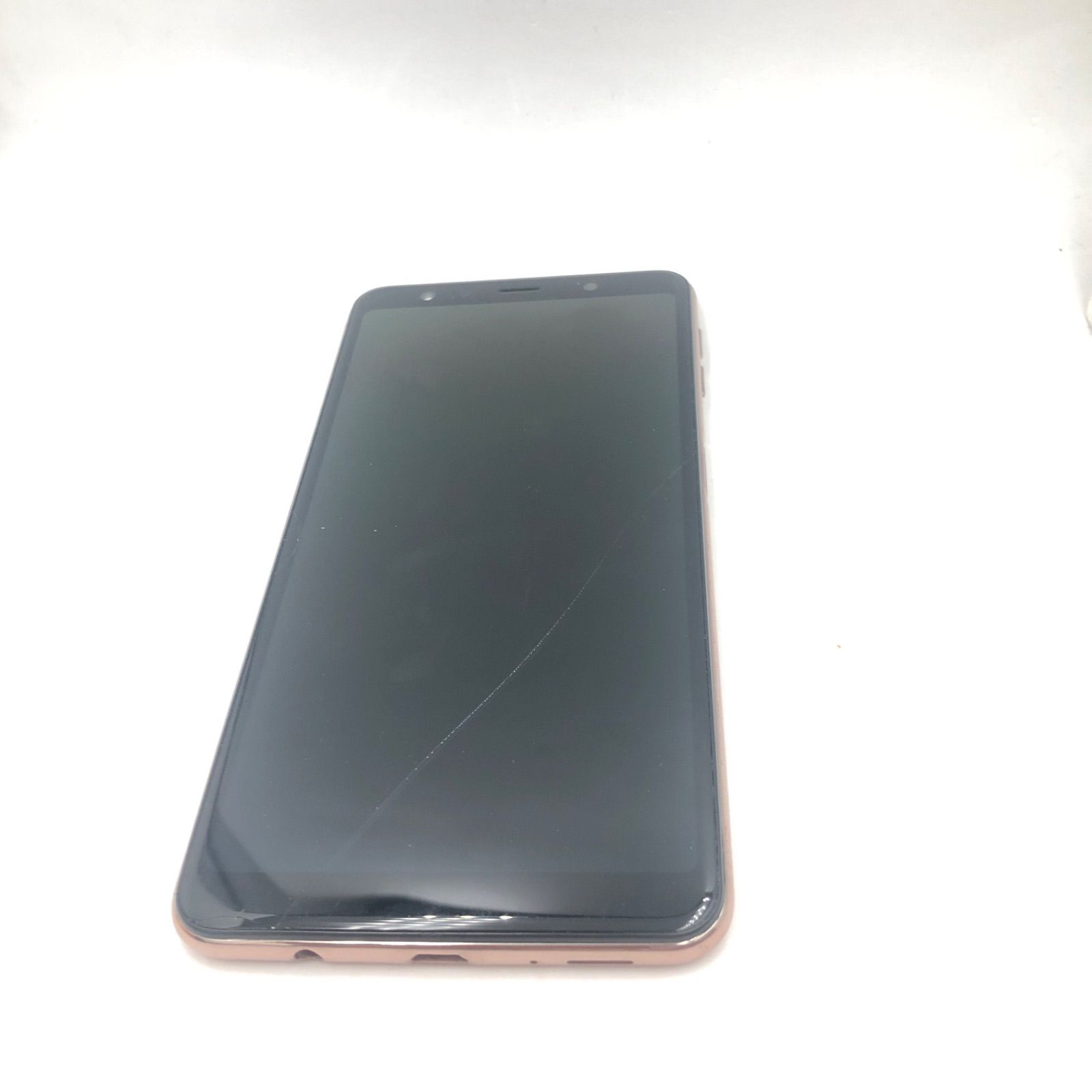 美品】GalaxyA7 中古美品】 GalaxyA7 ゴールド 64GB 箱あり 楽天