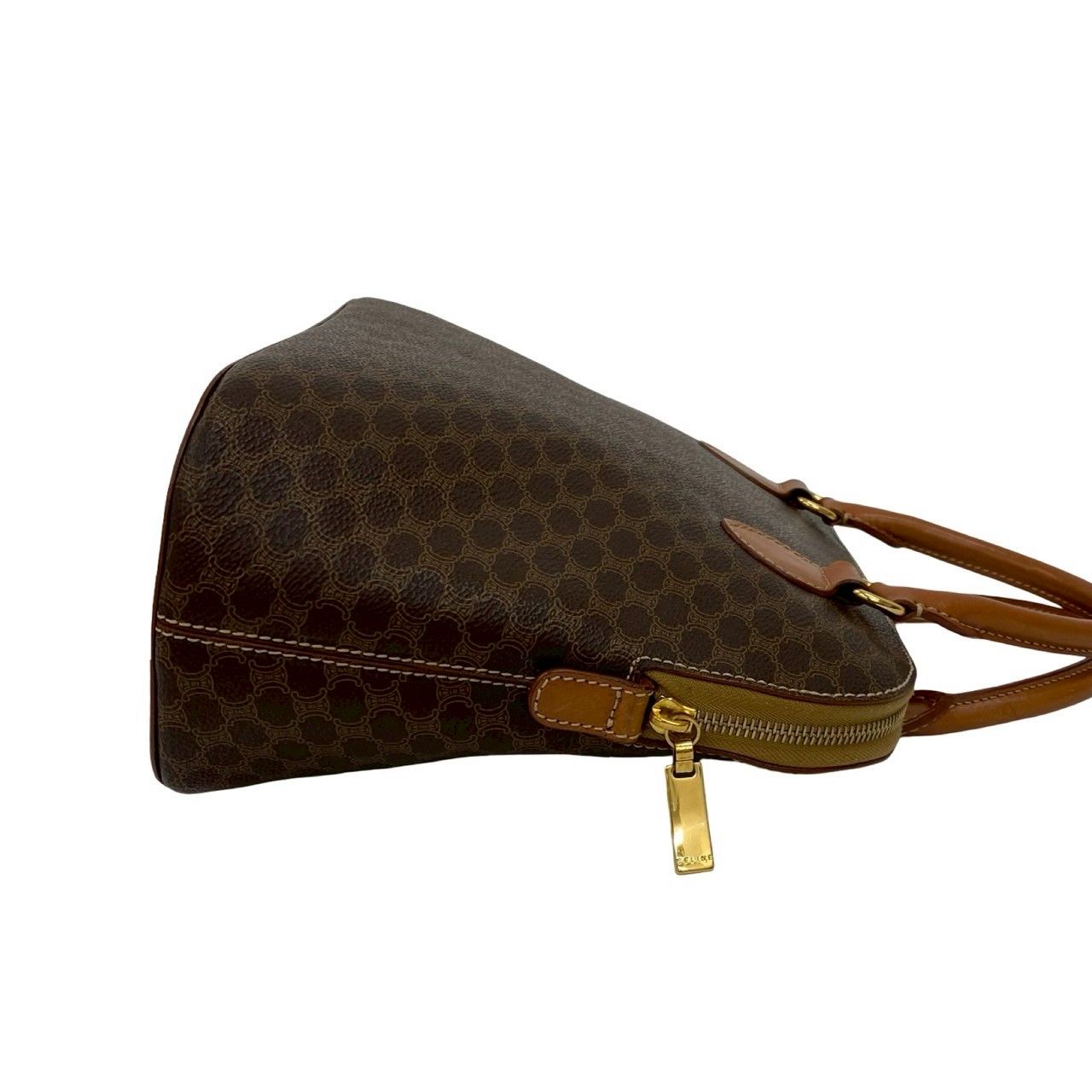極 美品 袋付 CELINE セリーヌ ヴィンテージ マカダム ブラゾン
