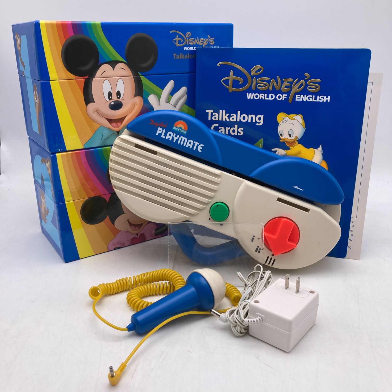 2017年 トークアロングセット 両面デジタル ディズニー英語システム DWE Disney ワールドファミリー 309504