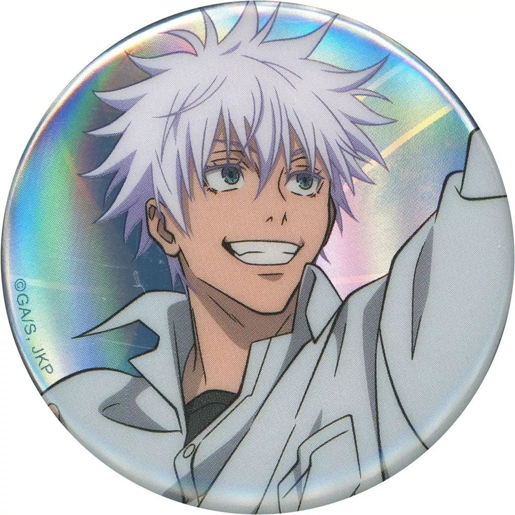 中古】バッジ・ビンズ 五条悟(顔アップ) 「呪術廻戦 懐玉・玉折