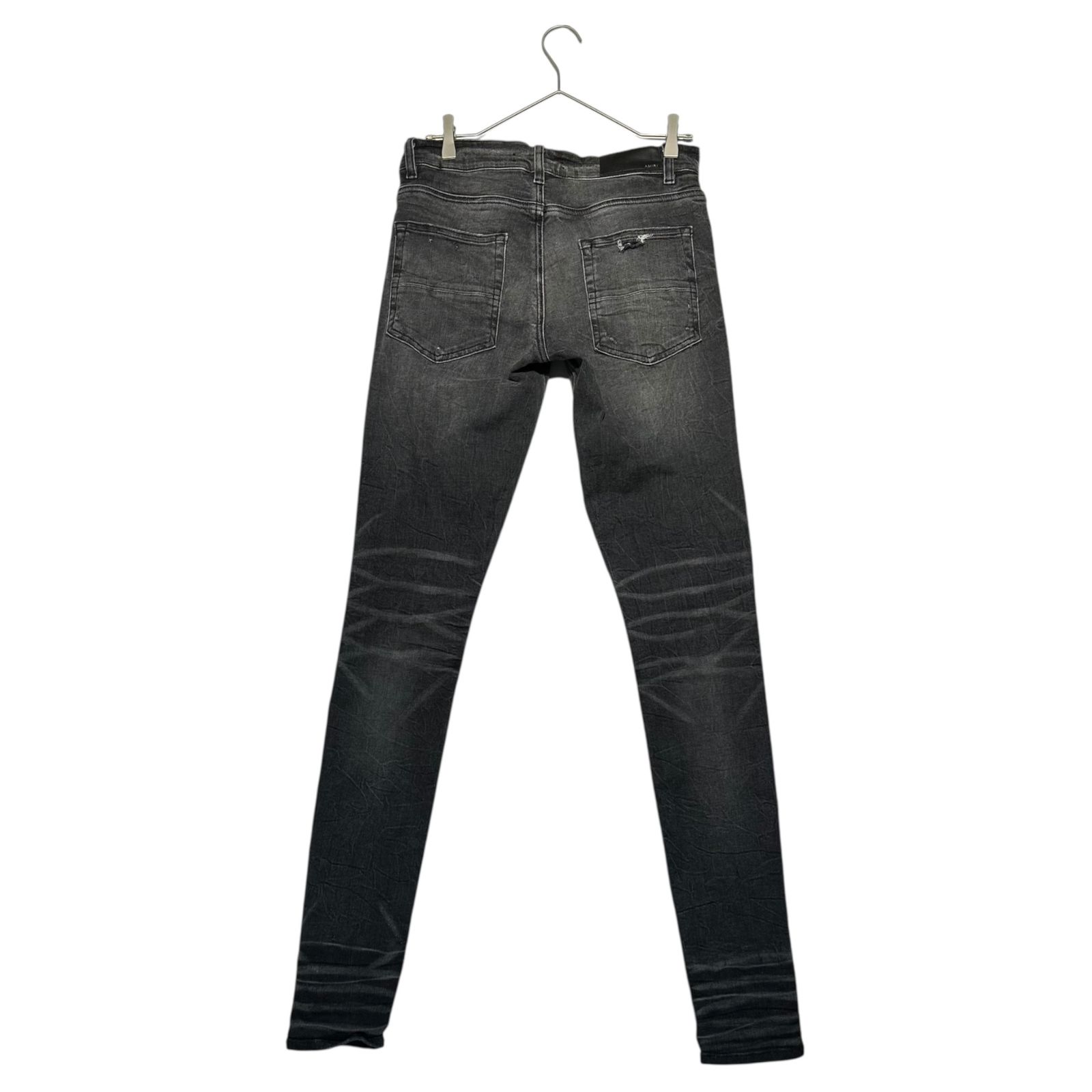 （希少品）AMIRI コーティングブラックスキニーデニム　29 希少品）AMIRI コーティングブラックスキニーデニム 29 - メルカリ