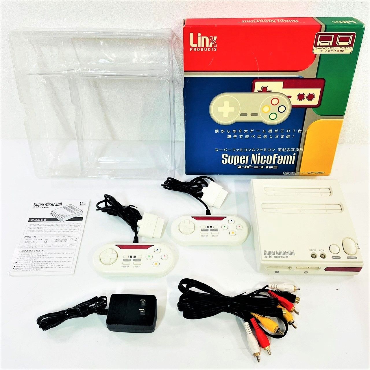 ☆動作OK☆ 完品 Linx スーパーニコファミ 本体 コントローラー セット