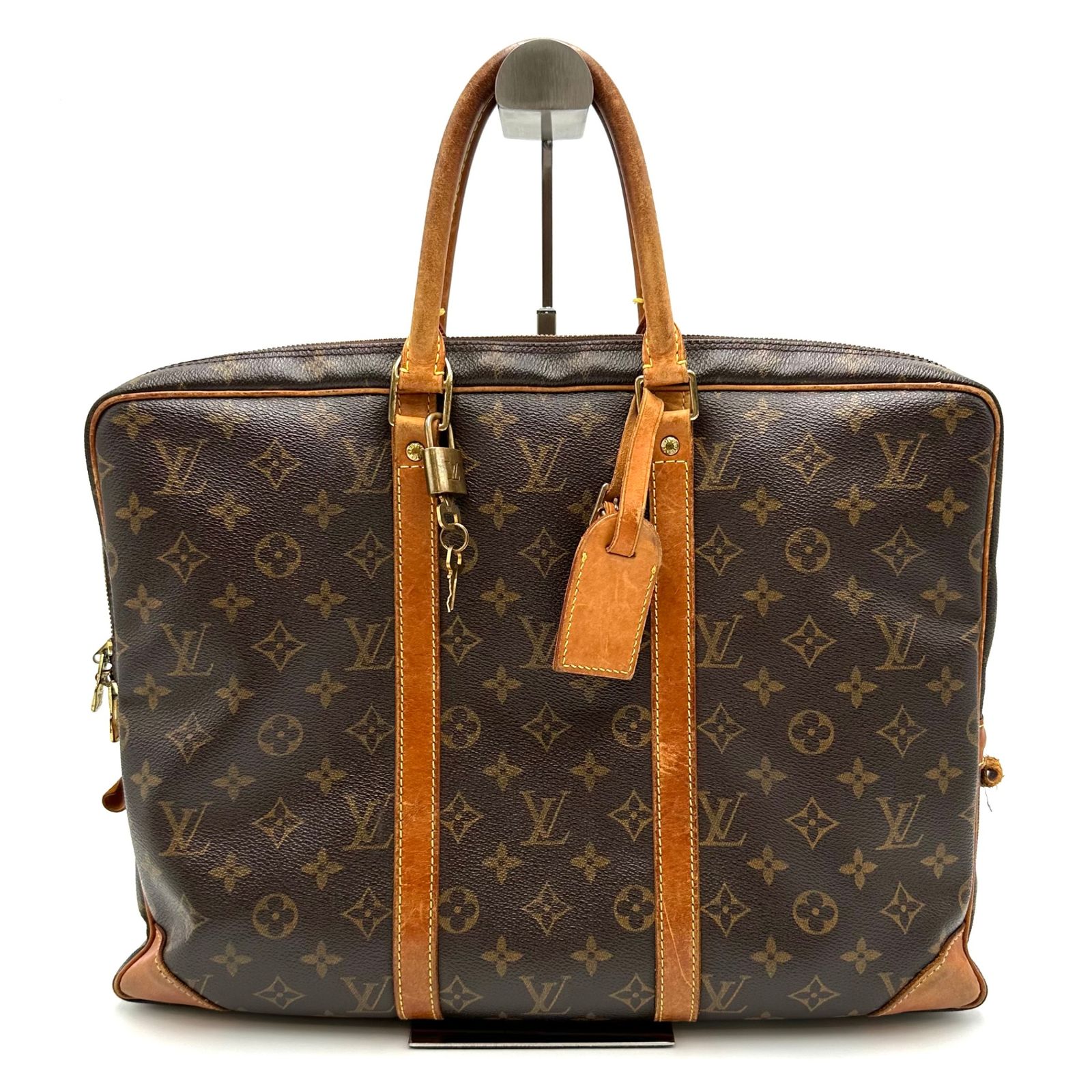 LOUIS VUITTON ルイヴィトン エピ ポルトドキュマン ブラウン鍵付 楽天