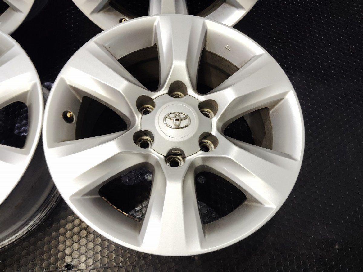 トヨタ 150ランクルプラド 中期 純正ホイール 17インチ 4本 7.5J6HPCD139.7 25 VHP240 TRITUETUBI_COM