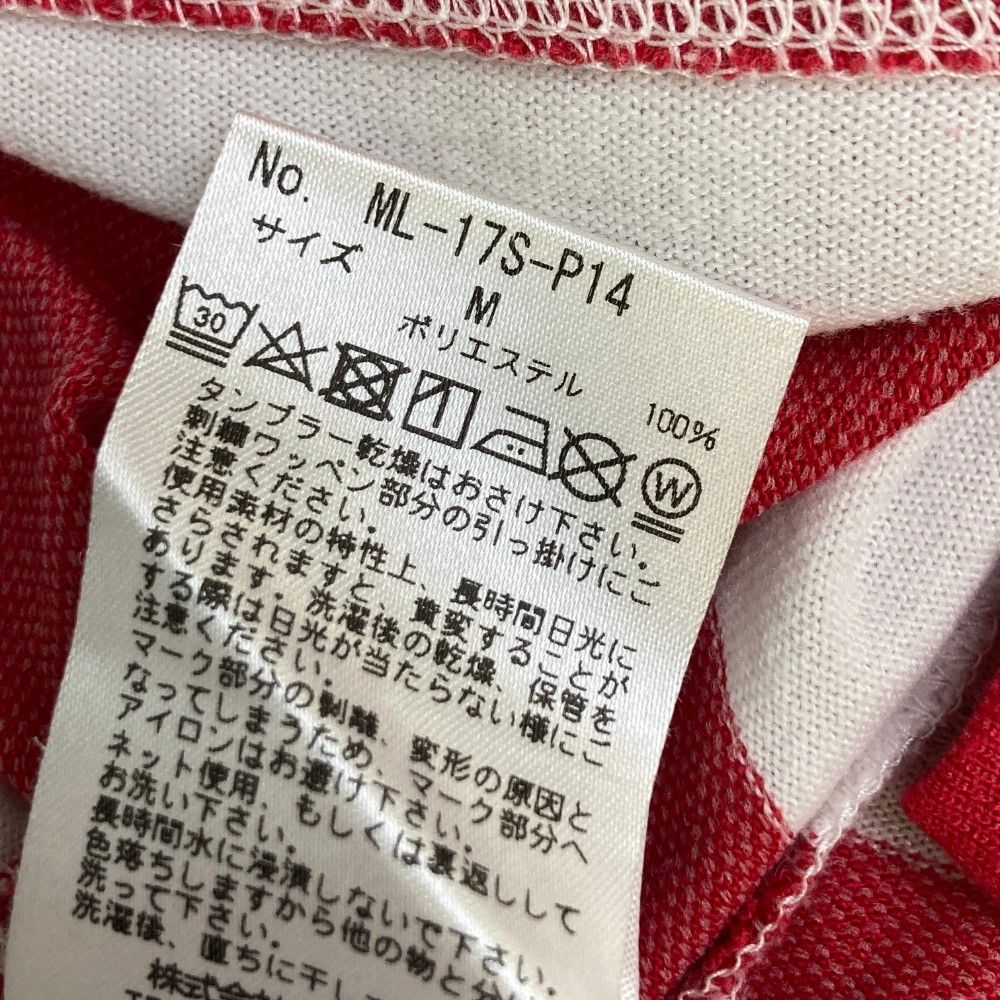 サイズ：M MARK&LONA マークアンドロナ 半袖ポロシャツ ボーダー
