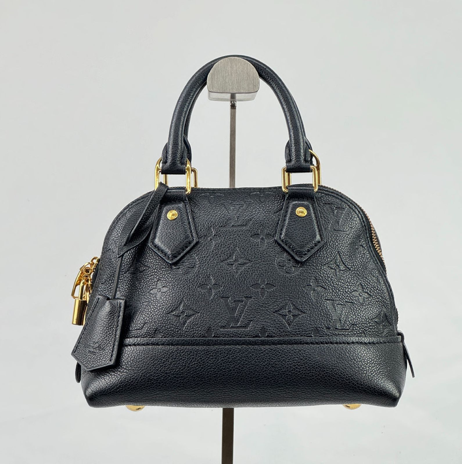 【中古】LOUIS VUITTON ルイ・ヴィトン モノグラム アンプラント ネオアルマBB M44829 RFID ハンドバッグ ブラック