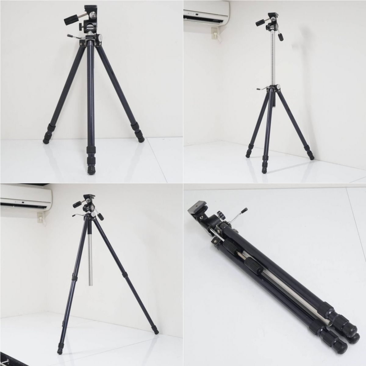 QUICK-SET HUSKY ハスキー3段 金属製三脚 USED品 プロカメラマン