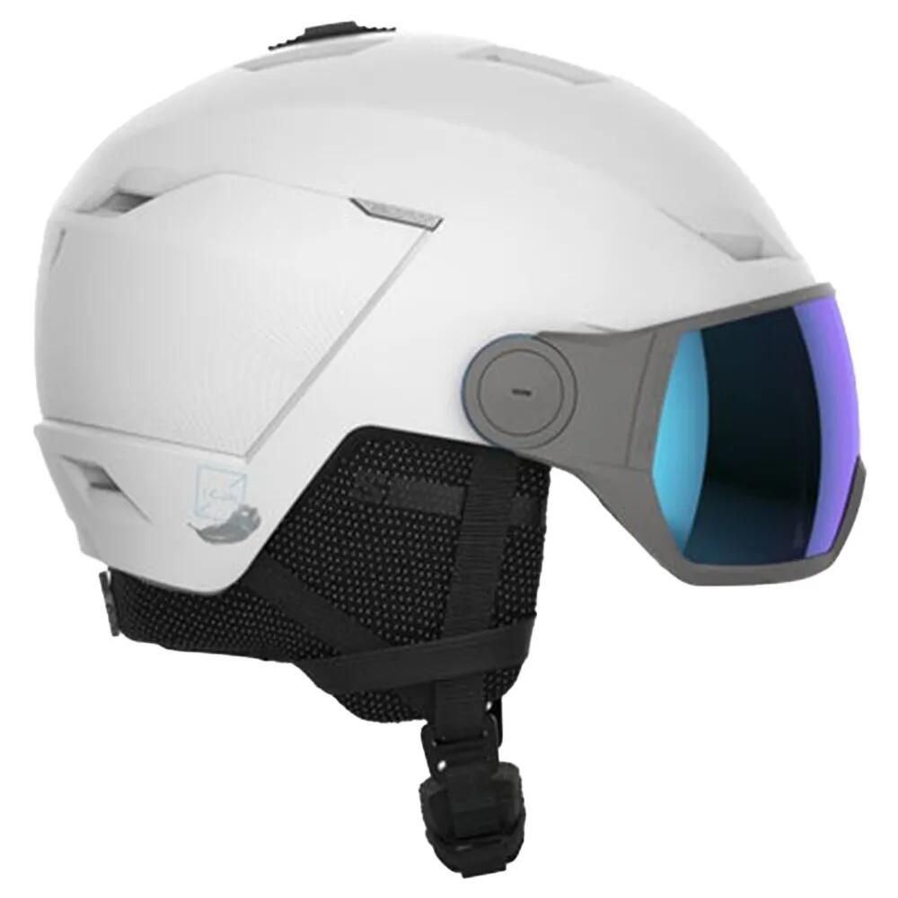 お取り寄せ ２～４週間で発送 サロモン アイコン LT ウーマン バイザー ヘルメット White SALOMON Icon LT woman visor helmet Snowboards t