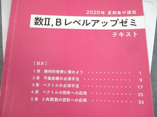 AC01-055 東京出版教育ラボ 大数ゼミ 数学 数II、Bレベルアップゼミ テキスト 2020 夏期 横戸宏紀/中里仁謙 ☆ 24S0D -  メルカリ