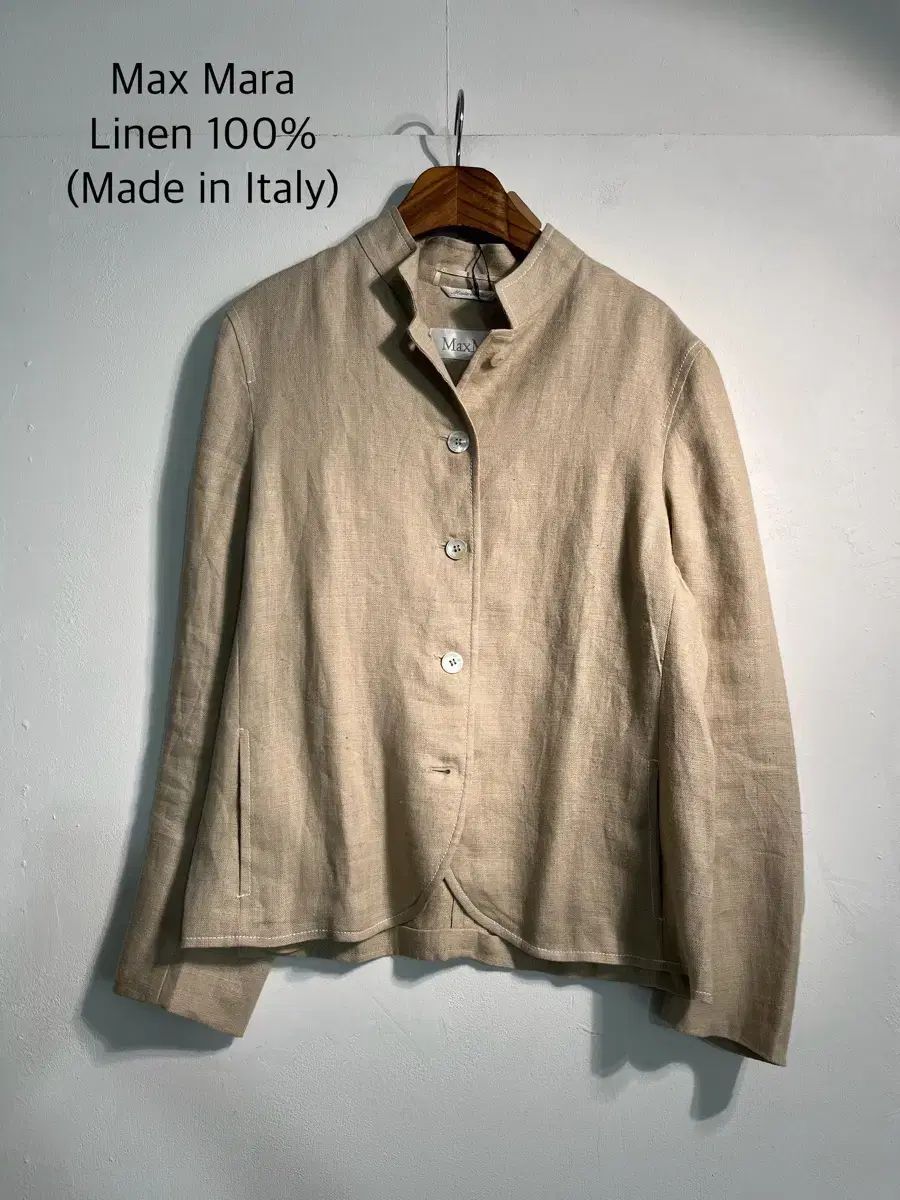 Max Mara MAX MARA(マックスマーラ) リネン 100 % ジャケット