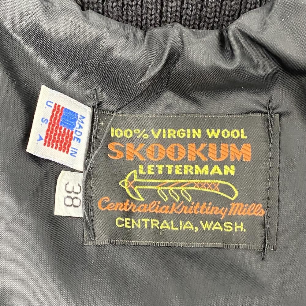 中古】SKOOKUM ファラオジャケット サイズ38 ブラック