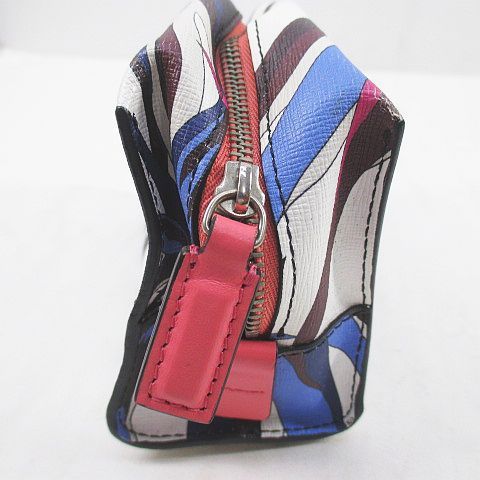 エミリオプッチ EMILIO PUCCI ポーチ バンブープリント ホワイト