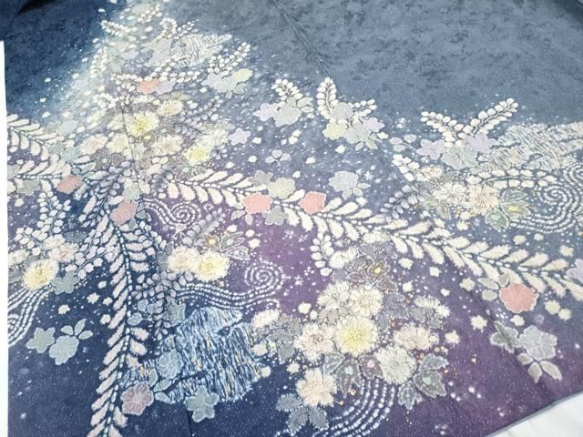 ナッツページ 幻の辻ヶ花 絞り 銀通し ナッツページ 幻の辻ヶ花 絞り