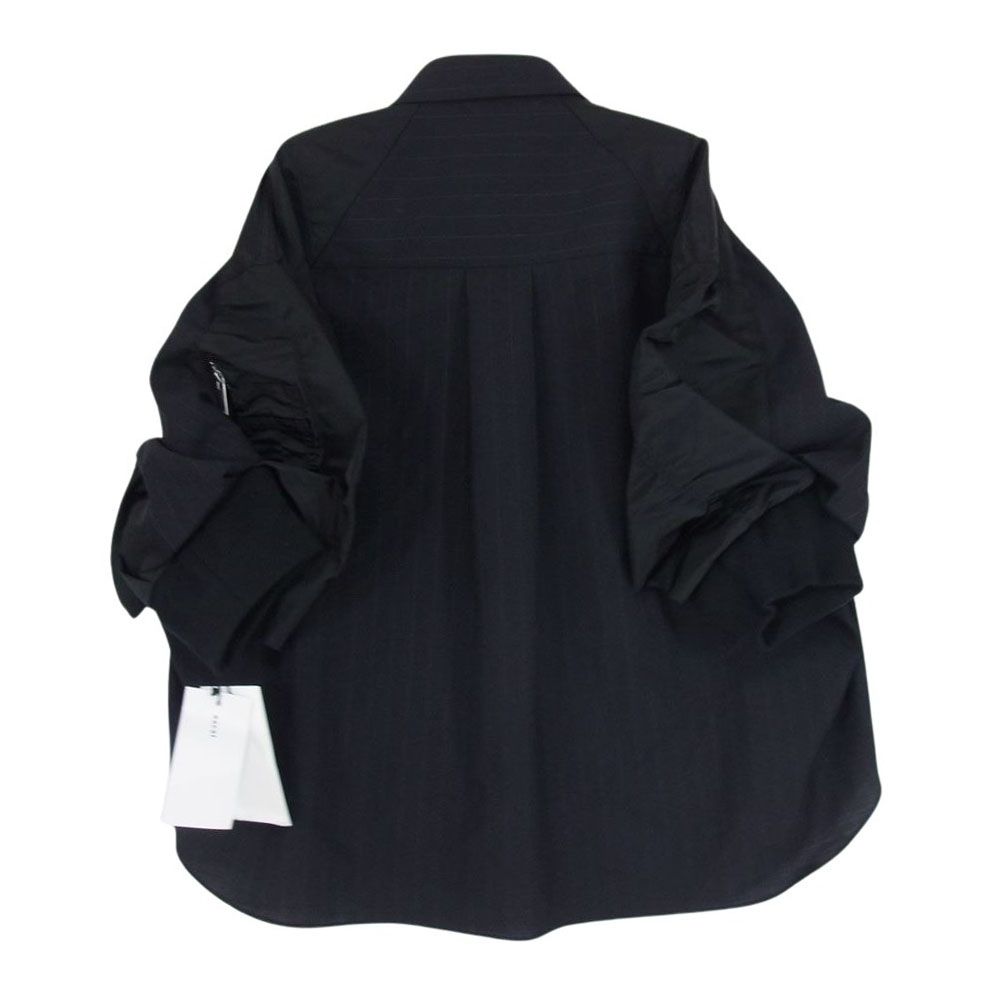 Sacai サカイ ブラウス 24SS 24-07119 Chalk Stripe Shirt