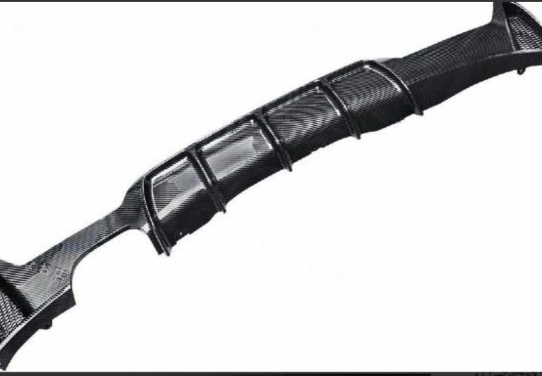 4シリーズ F32 F33 F36 Mスポーツ対応 リアディフューザー スポイラー エアロパーツ カーボン風 FFCRYSTALESIA_COM