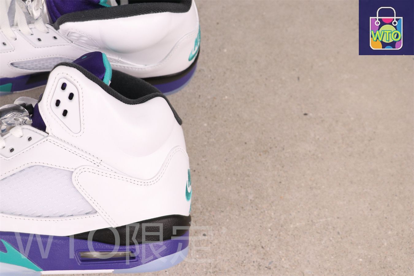 今日 Air Jordan 5 エアジョーダン 5 HQ7978-100 ホワイト紫ブドウ-WTO輸入3 KIN-KAAI_COM