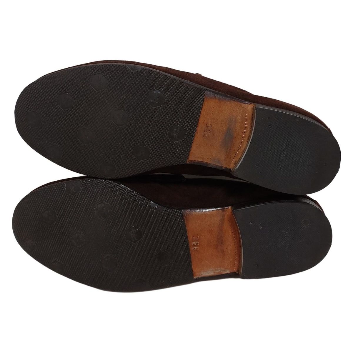 GUCCI(グッチ) ローファー 35 レディース - ダークブラウン