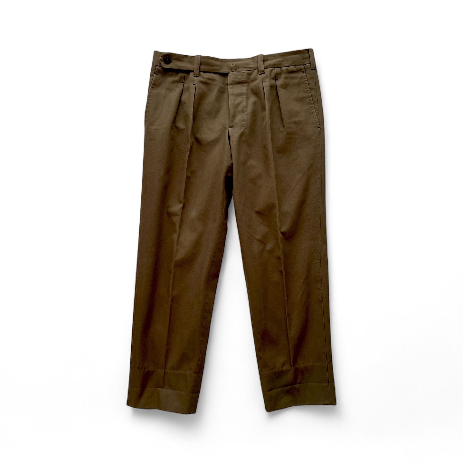 IGARASHI TROUSERSイガラシトラウザーズ　２プリーツスラックス IGARASHI TROUSERS 五十嵐トラウザーズ 2プリーツ コットン