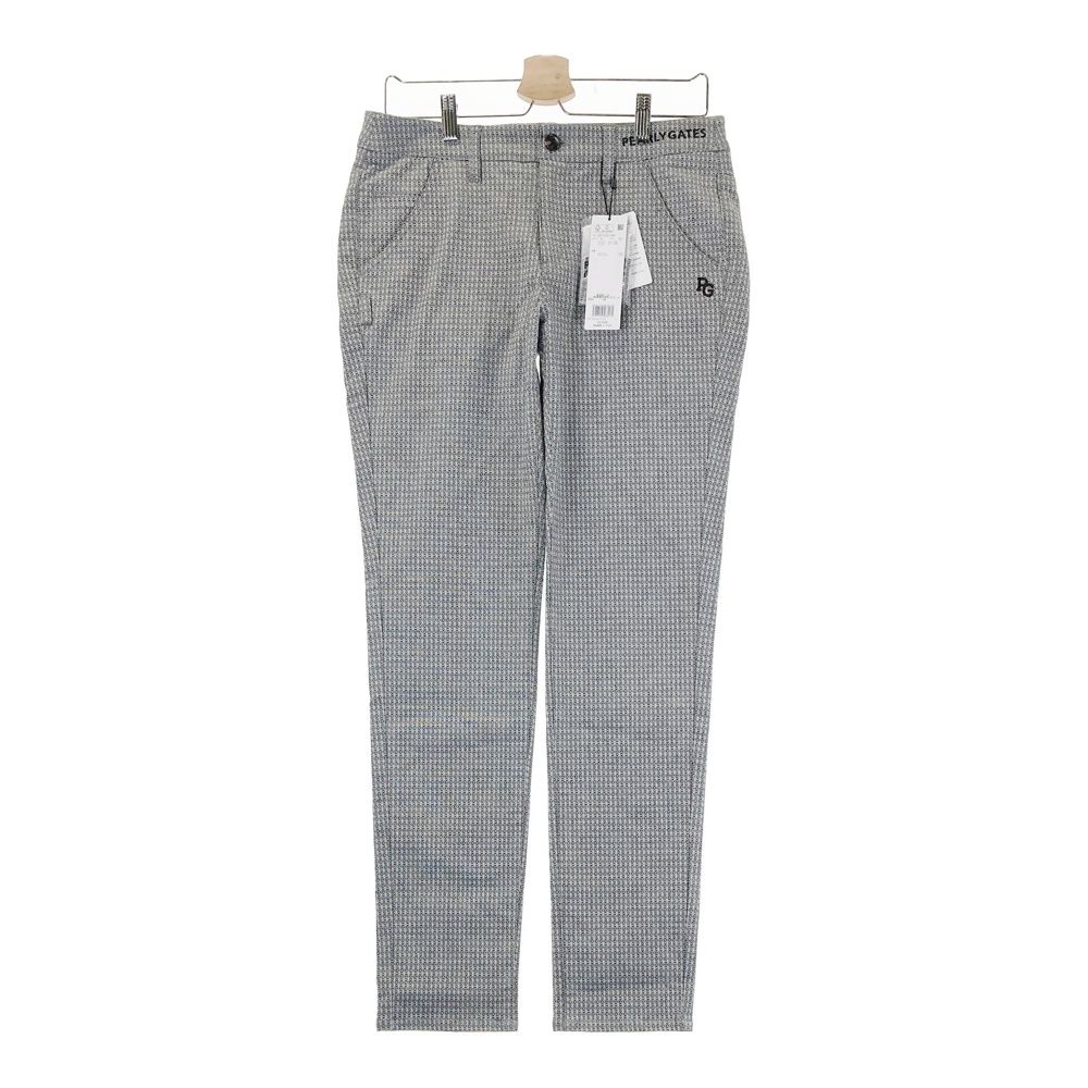 サイズ 2 PEARLY GATES パーリーゲイツ 055-2231004 ストレッチパンツ 総柄 グレー系 240101543672 ゴルフウェア レディース ストスト