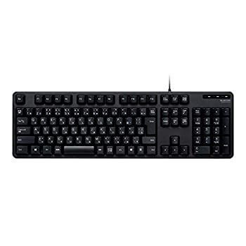 【】(未使用･未開封品)エレコム キーボード 有線 メンブレン フルキーボード ブラック TK-FCM104XBK