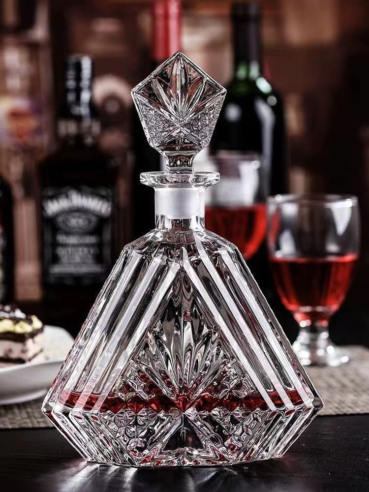 特別価格、 チェコスロバキア ボヘミアグラス デカンタ グラス2個