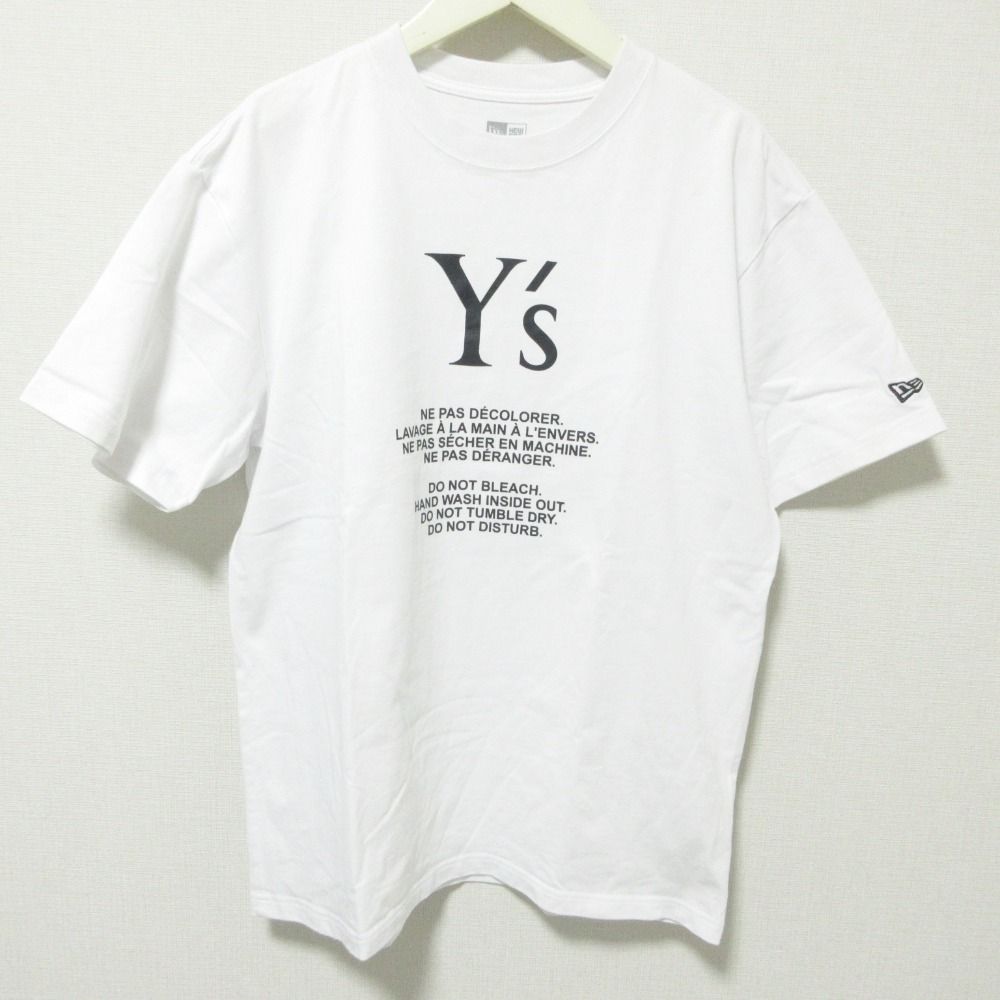 Y's - 良品 24SS Y's×NEW ERA ワイズ×ニューエラ プリント 半袖 Tシャツ カットソー 3 ホワイト レディース 古着 中古 USED 良品 24SS Y's×NEW ERA ワイズ×ニューエラ プリント 半袖 T