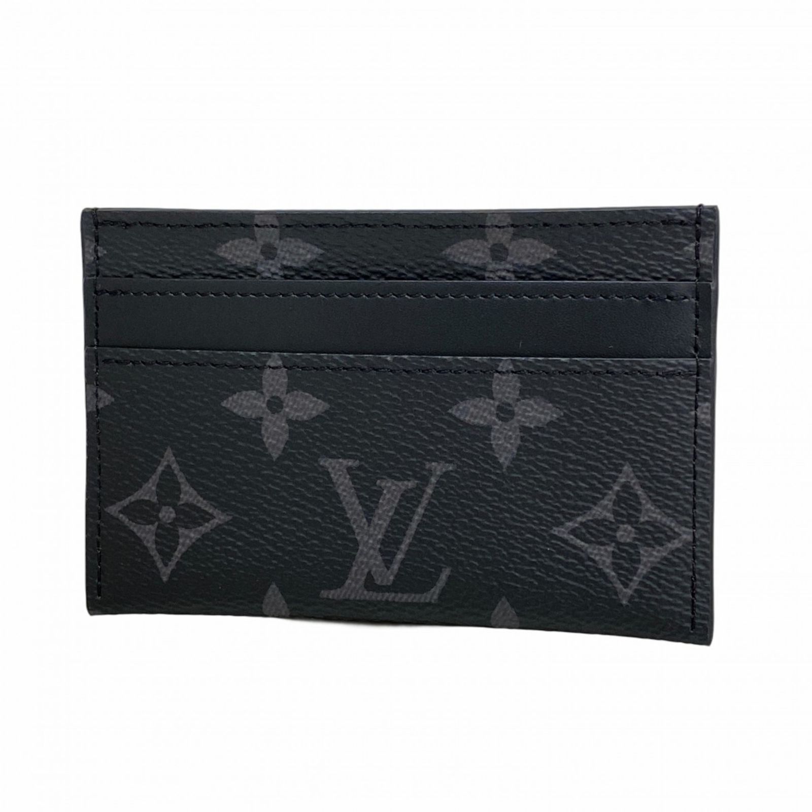 ルイ ヴィトン Louis Vuitton ルイ ヴィトン 名刺入れ カードケース モノグラム エクリプス ポルトカルトダブル M62170 ブラックメンズ