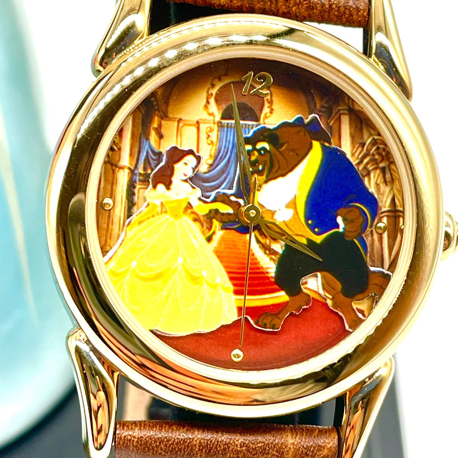 Disney 75周年記念 腕時計 美女と野獣 7500本限定モデル ローズ